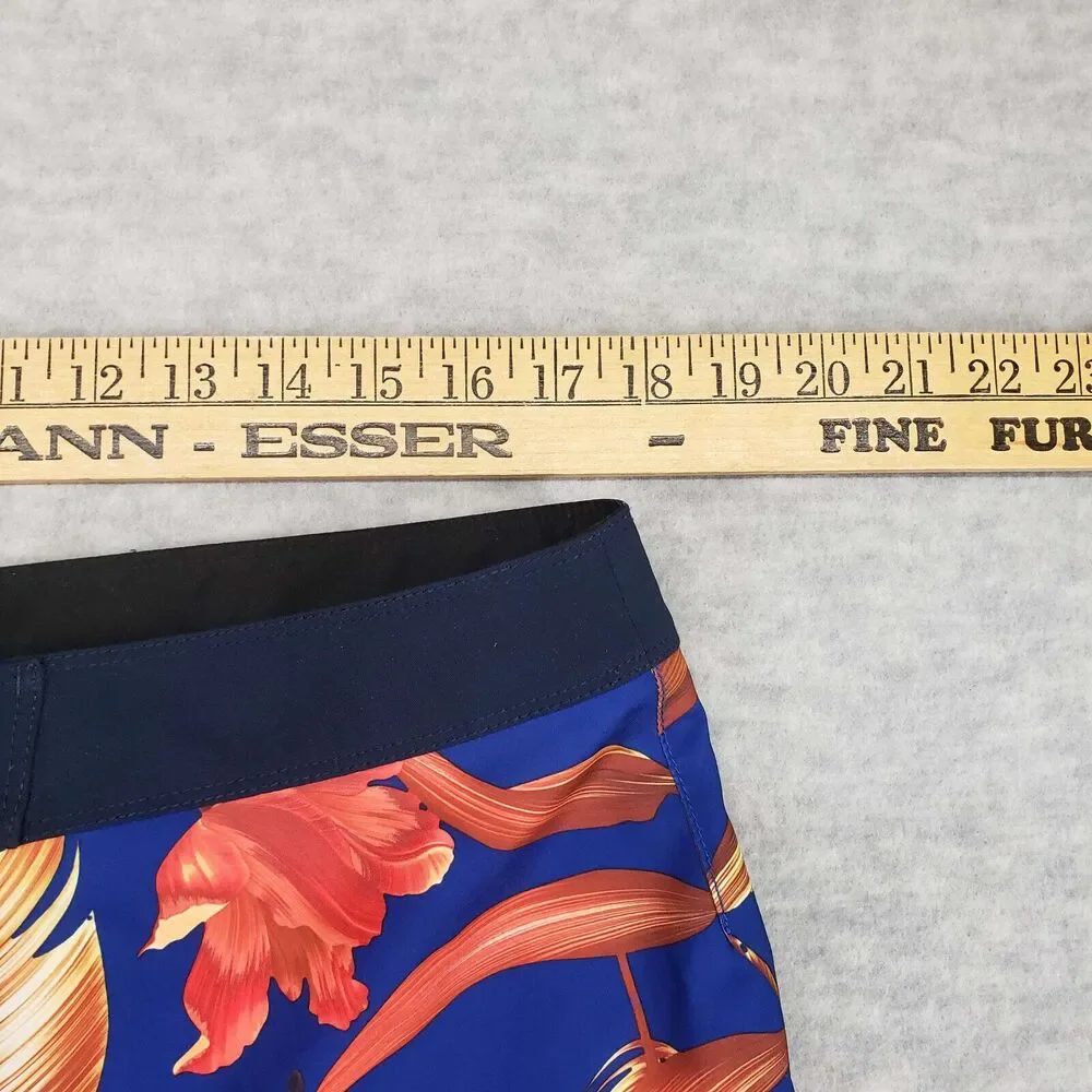 Hurley Hawaiian Board Shorts Mens 34 Fat Cap Swim Surf Beach Pool Skate‎ 00s